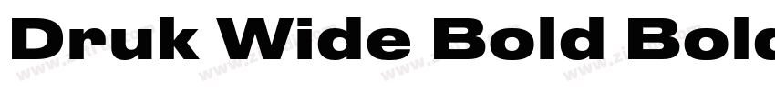 Druk Wide Bold Bold字体转换